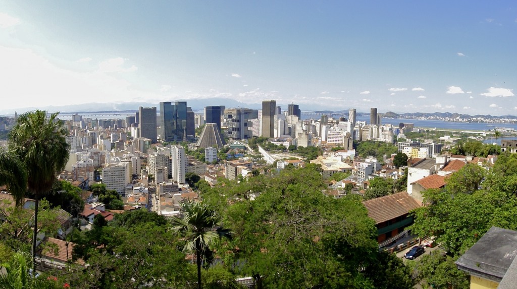 Vue sur le quartier du Centro de Rio