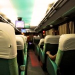 A l'intérieur d'un bus cama en Argentine