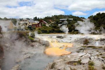 Kia Ora sur les volcans de l’île du nord de la Nouvelle-Zélande