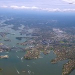 Baie de Sydney vue du ciel