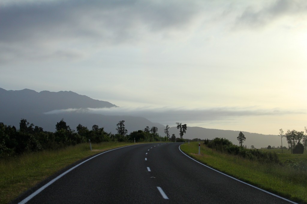 Route nationale à deux voies