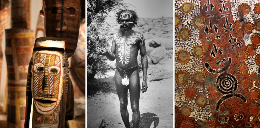 Extraits de la belle collection aborigène du South Australian Museum à Adélaïde