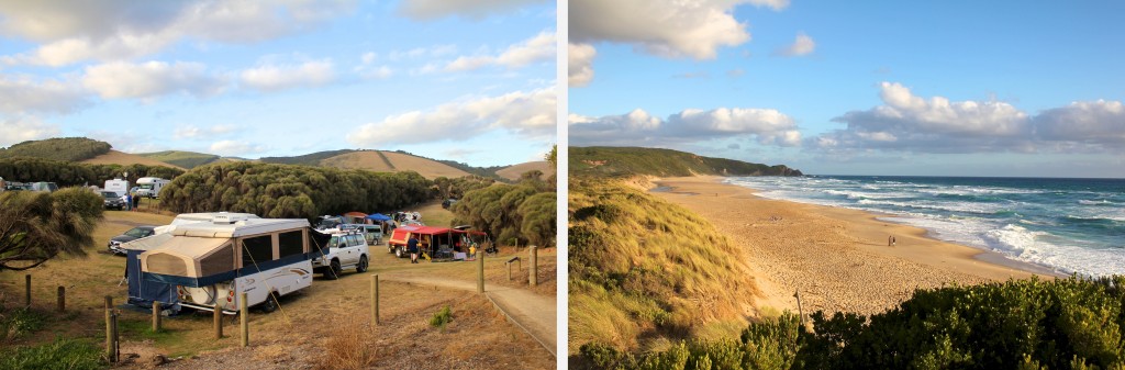 "Johanna Beach Campground" près de Cap Otway