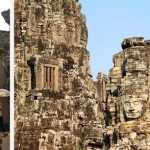 Visages énigmatiques du Bayon