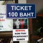 Attention aux non-thaï pickpocket !