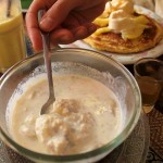 Porridge à la banane pour le petit déjeuner