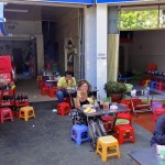 Cantine de rue à Phnom Penh