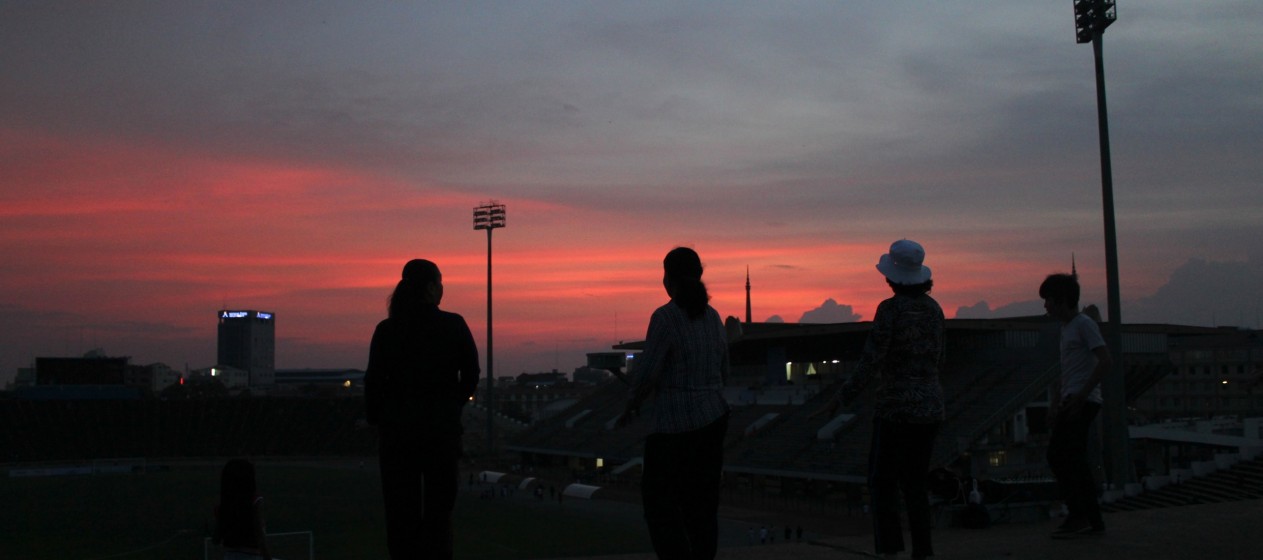 Un Coucher De Soleil Par Comme Les Autres à Phnom Penh