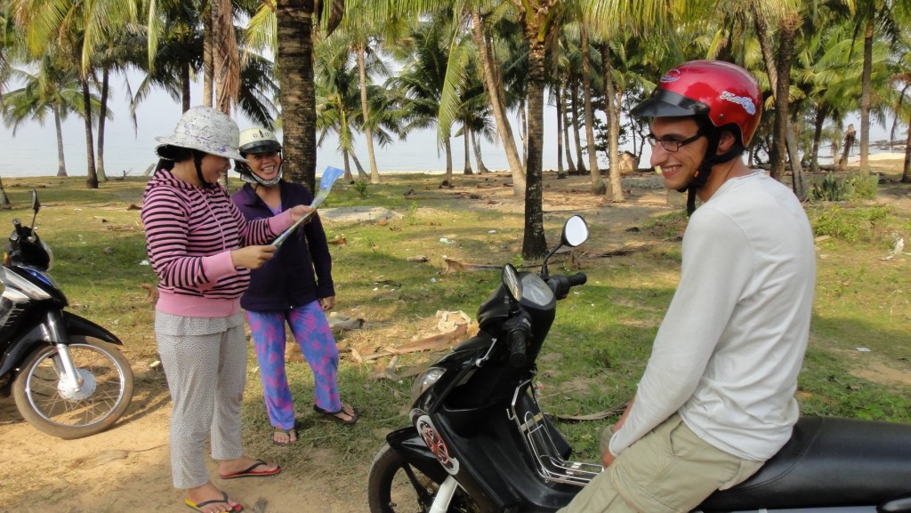 Ou comment demander son chemin à deux vietnamiennes mortes de rire !