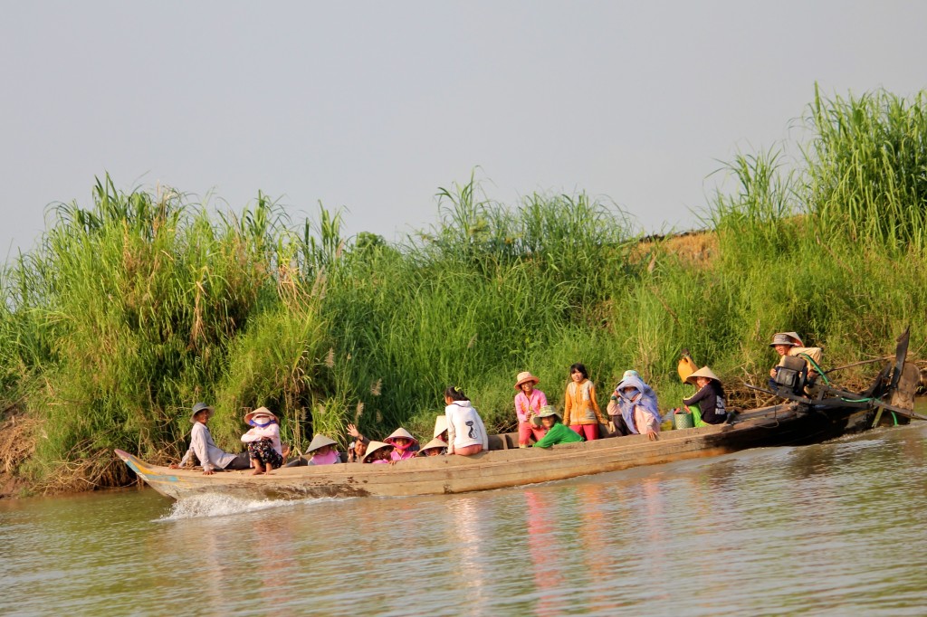 Barque sur le Mékong