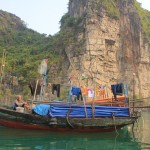 Pêcheur vivant sur son bateau