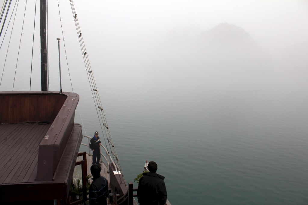 Au milieu d'un impénétrable brouillard