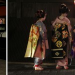 Geishas dans les rues de Gions