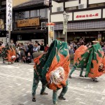 Danse des dragons à Takayama