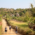 Paysage et village autour de Kalaw