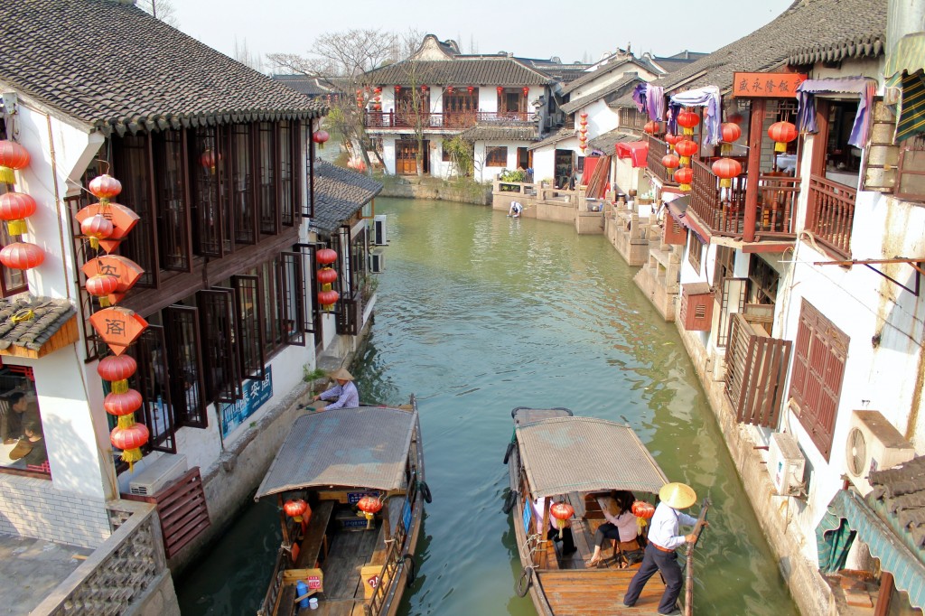 Canal dans le village de Zhujiajiao