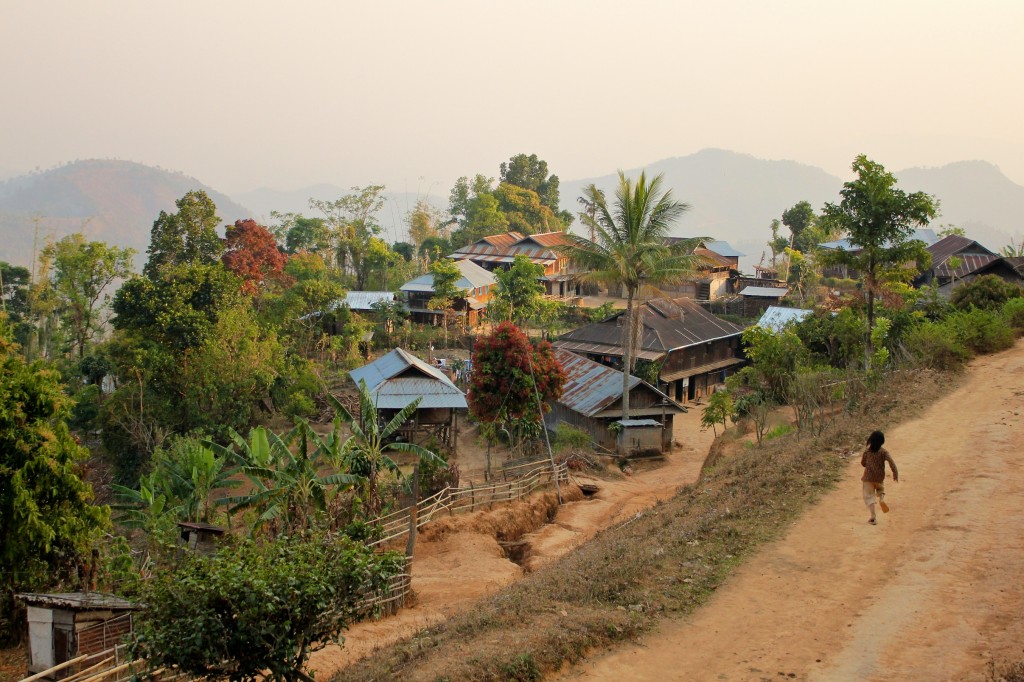 Village shan où nous avons dormi