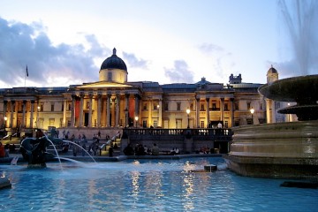 Trafalgar Square, lieu de rendez-vous fétiche des anglais