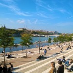 Balade sur les quais du Rhône