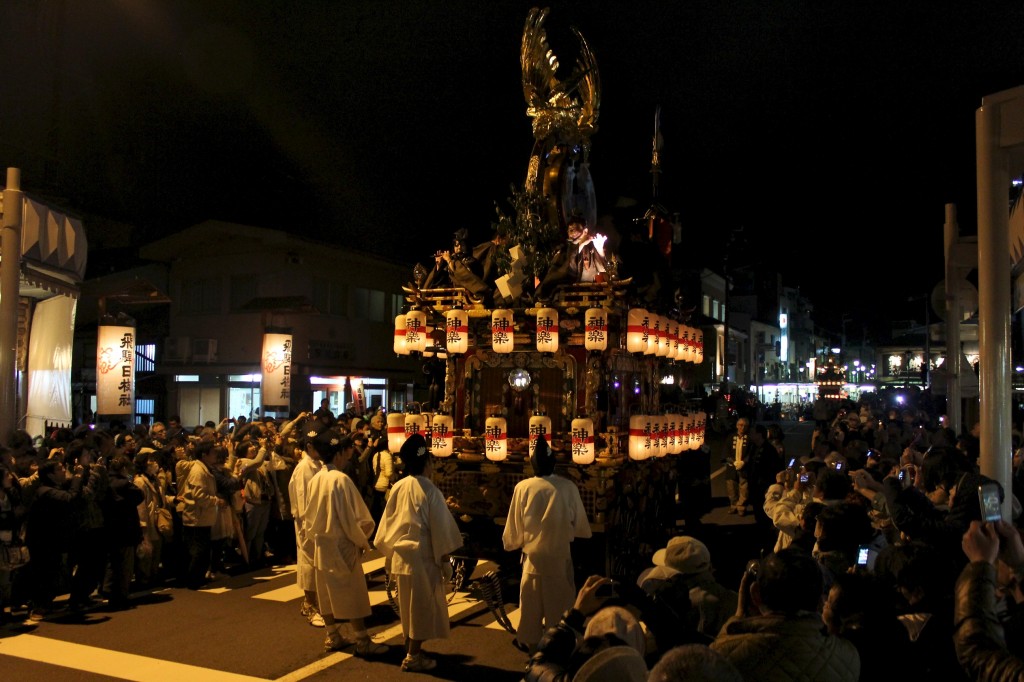 Procession des chars lors du Sanno Matsuri à Takayama