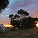 Aire d'autoroute en Australie