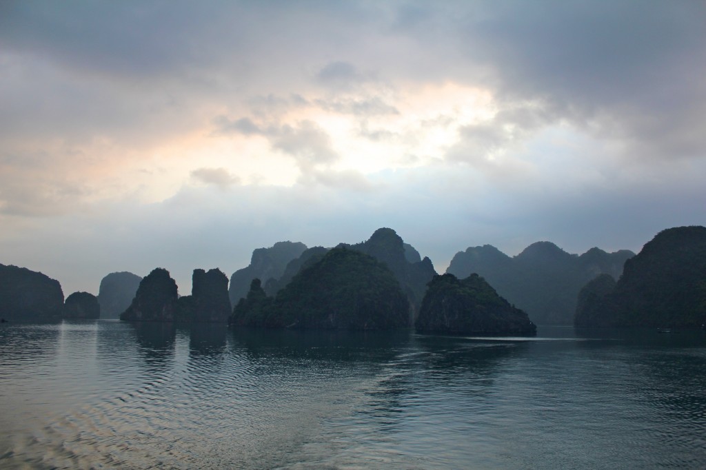 La magnifique baie d'Halong