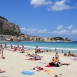 Farniente sur la plage de Mondello