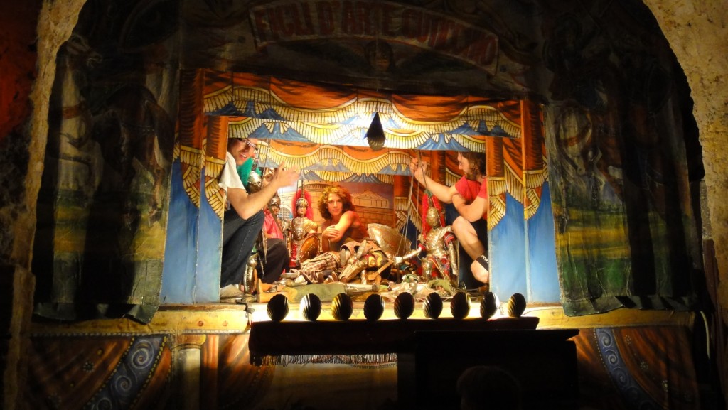 Spectacle de marionnettes traditionnelles à l’Opera dei pupi