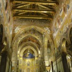 La cathédrale de Monreale à la tombé de la nuit