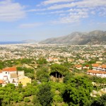 Vue de Palerme depuis la colline de Monreale