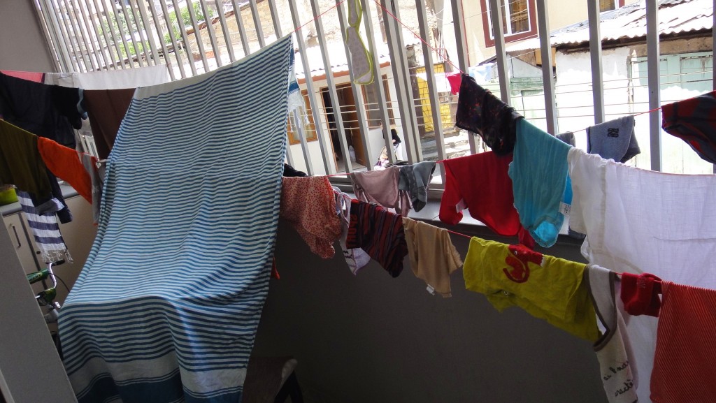 Quelque soit l'espace et la quantité de linge le fil à linge s'adapte !