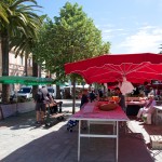 Marché d'Ajaccio sur la place Fesch