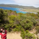 Plage du petit et du grand Capo depuis le sentier des Douaniers