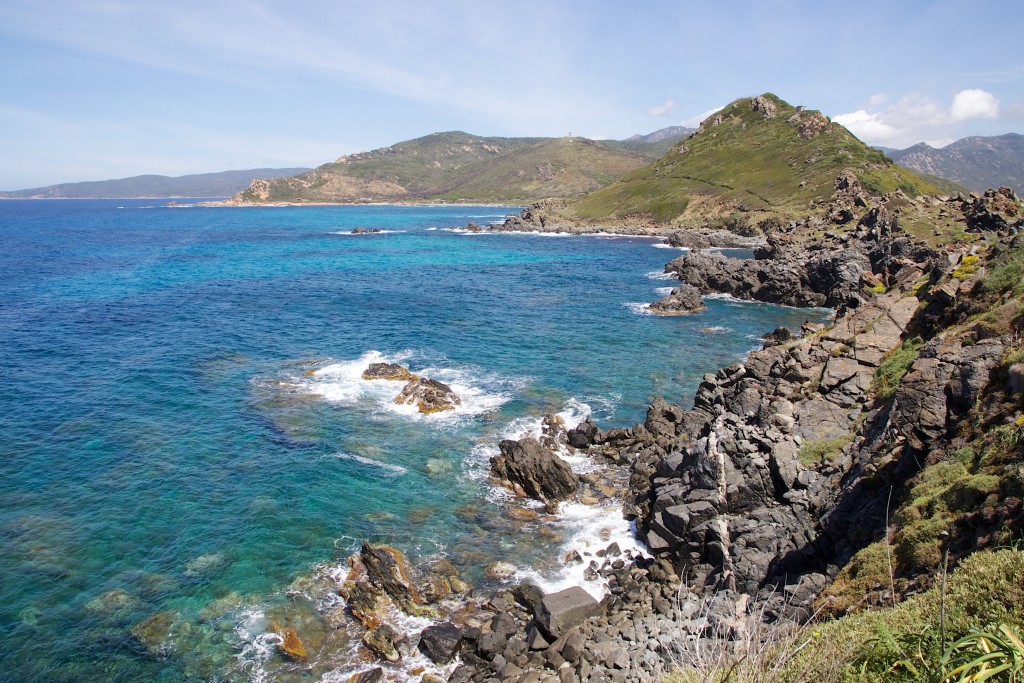 Départ de la promenade du Sentier des Douaniers à la Parata, Ajaccio, Corse