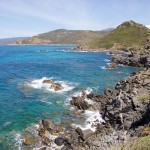 Départ de la promenade du Sentier des Douaniers à la Parata, Ajaccio, Corse