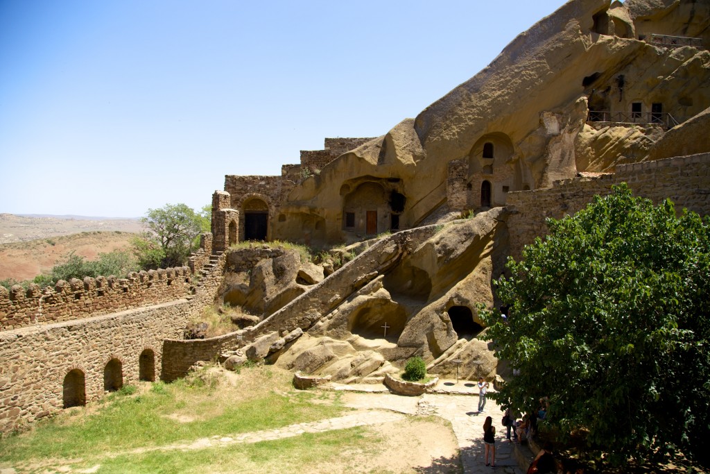 Au sein du monastère Lavra du côté géorgien