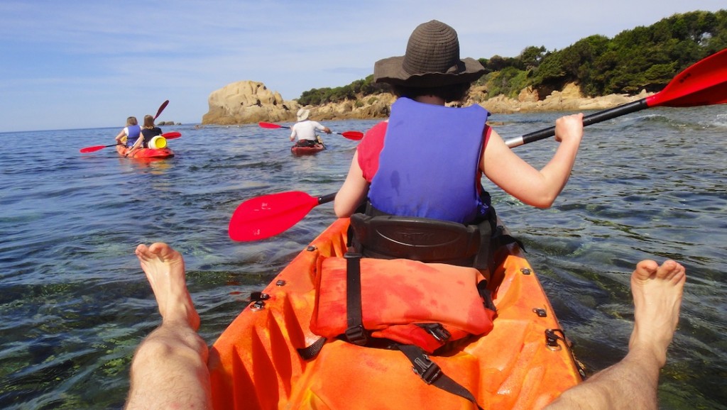 Gare au coups de soleil sur les kayaks sit on top