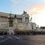 La place de Venice (Piazza Venezia) à deux pas du Capitole