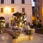 La fontaine des Tortues - fontana delle tartarughe en italien - située Piazza Mattei à Rome