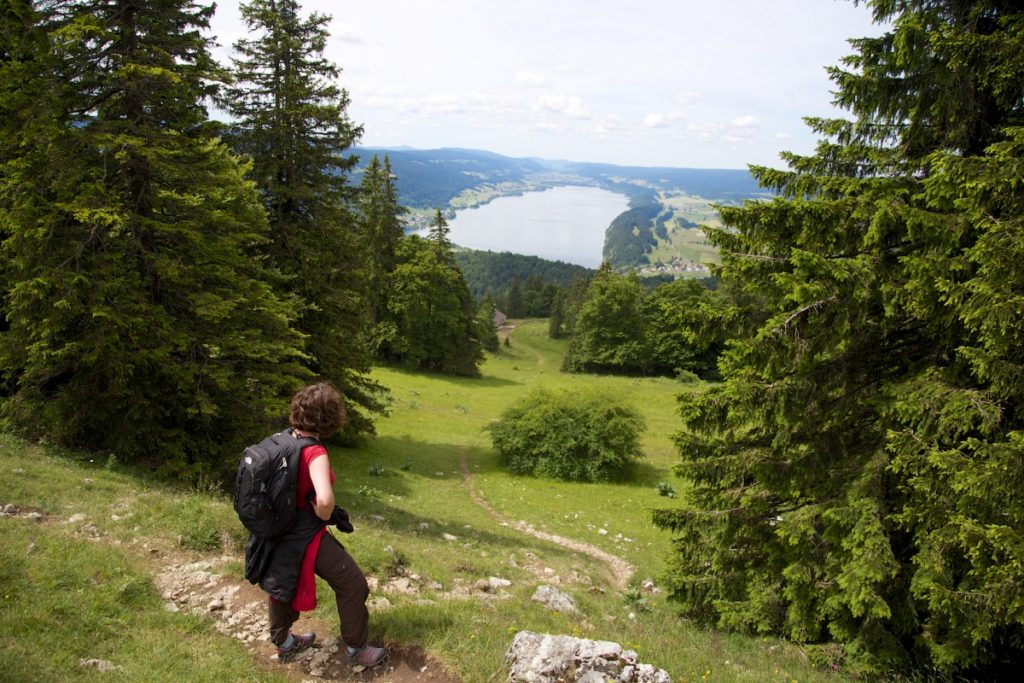 Presque arrivée en haut de la dent du Vaulion