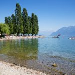 Plage de Lutry pour une petite baignade revigorante