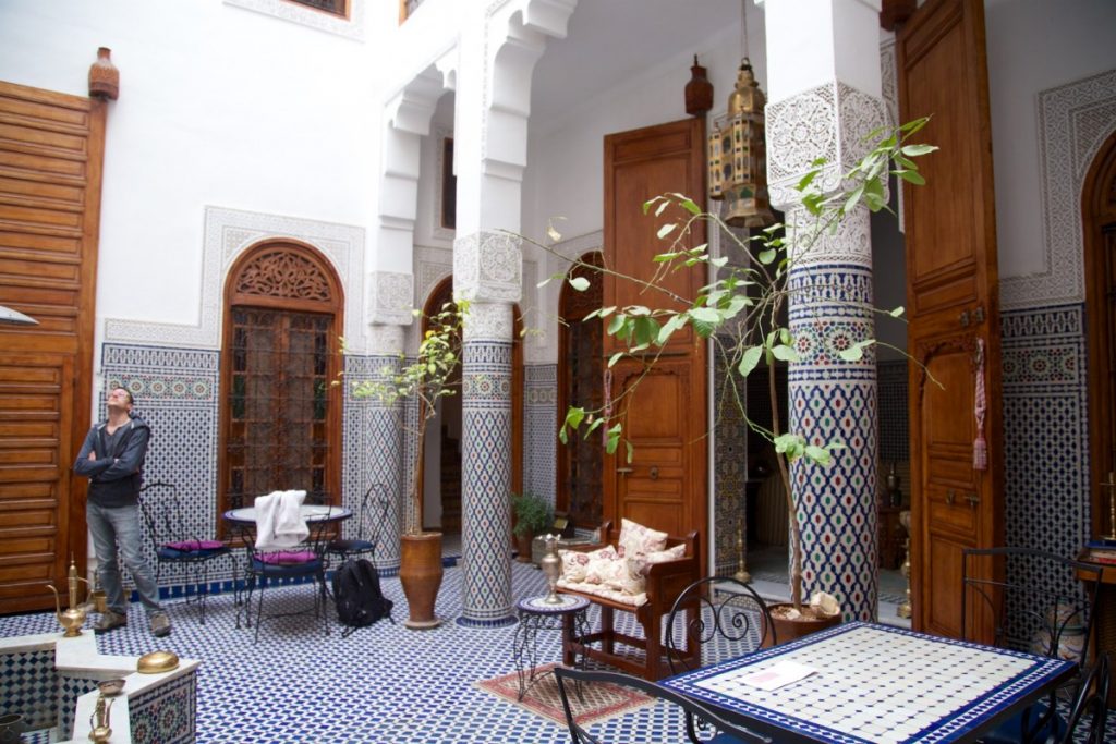 Patio du riad Dar al Safadi