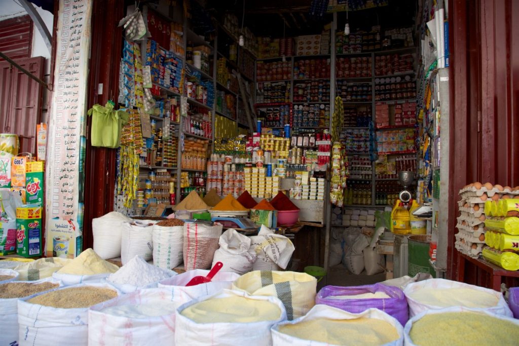 Supermarché de la médina... petit mais condensé