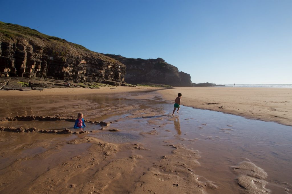 Plage d’Odeceixe au sud d’Aljezur sur la côte vicentine