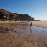 Plage d’Odeceixe au sud d’Aljezur sur la côte vicentine