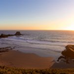 Coucher de soleil sur la plage de Zambujeira do Mar