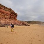 Touche touche sur la plage de Do Amado à Carrapateira