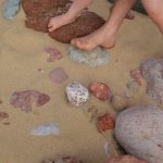 Repos bien mérité après s'être dépensé sur la plage