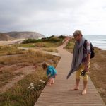 Accès à la plage d'Amado à Carrapateira