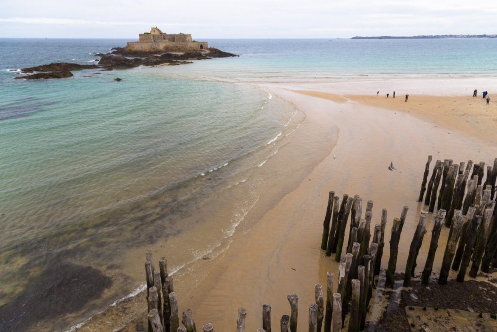 Île du Grand Bé depuis les remparts de la ville de Saint-Malo